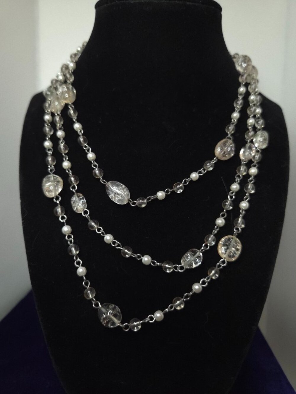 Lia Sophia 3-Strand Necklace
